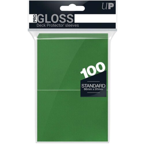 Ultra Pro Standard Deck Protector - PRO-Gloss Green (100st)