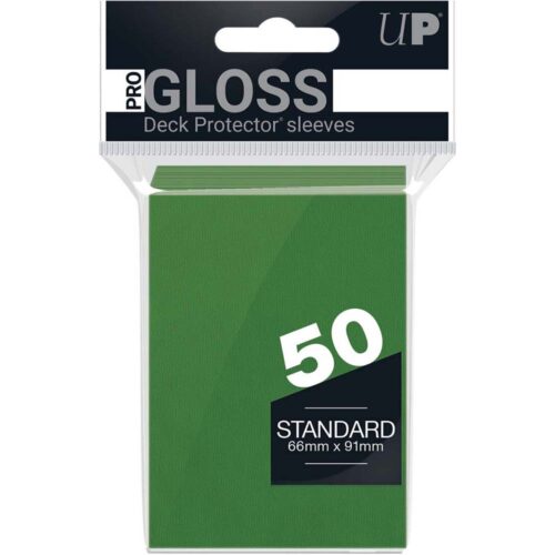 Ultra Pro Standard Deck Protector - PRO-Gloss Green (50st)