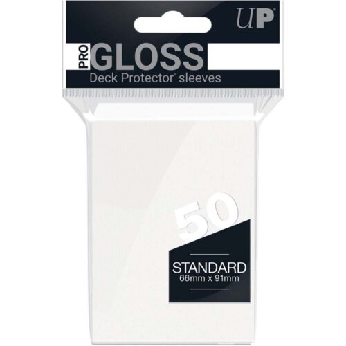 Ultra Pro Standard Deck Protector - PRO-Gloss White (50st)