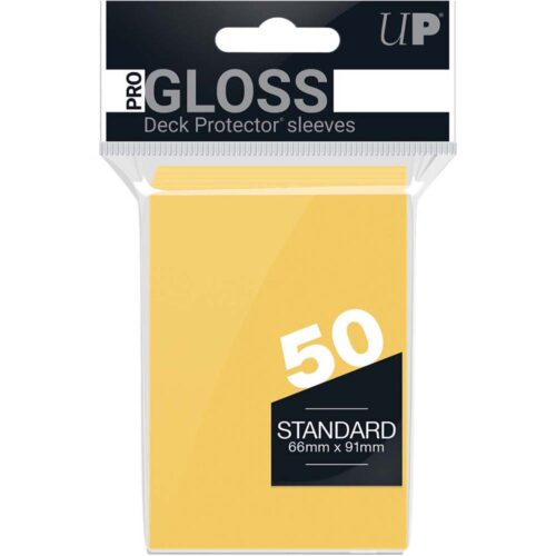 Ultra Pro Standard Deck Protector - PRO-Gloss Yellow (50st)