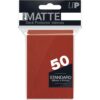Ultra Pro Standard Deck Protector - PRO-Matte Red (50st)