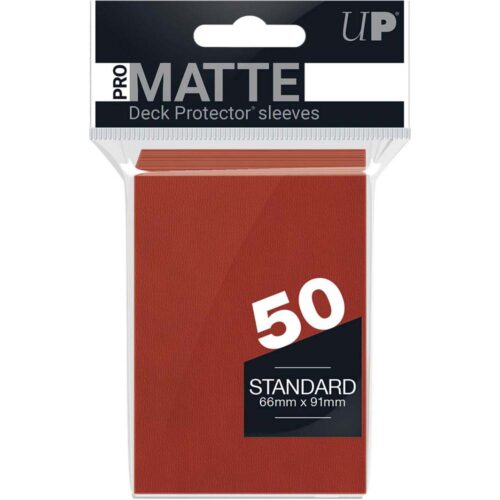 Ultra Pro Standard Deck Protector - PRO-Matte Red (50st)