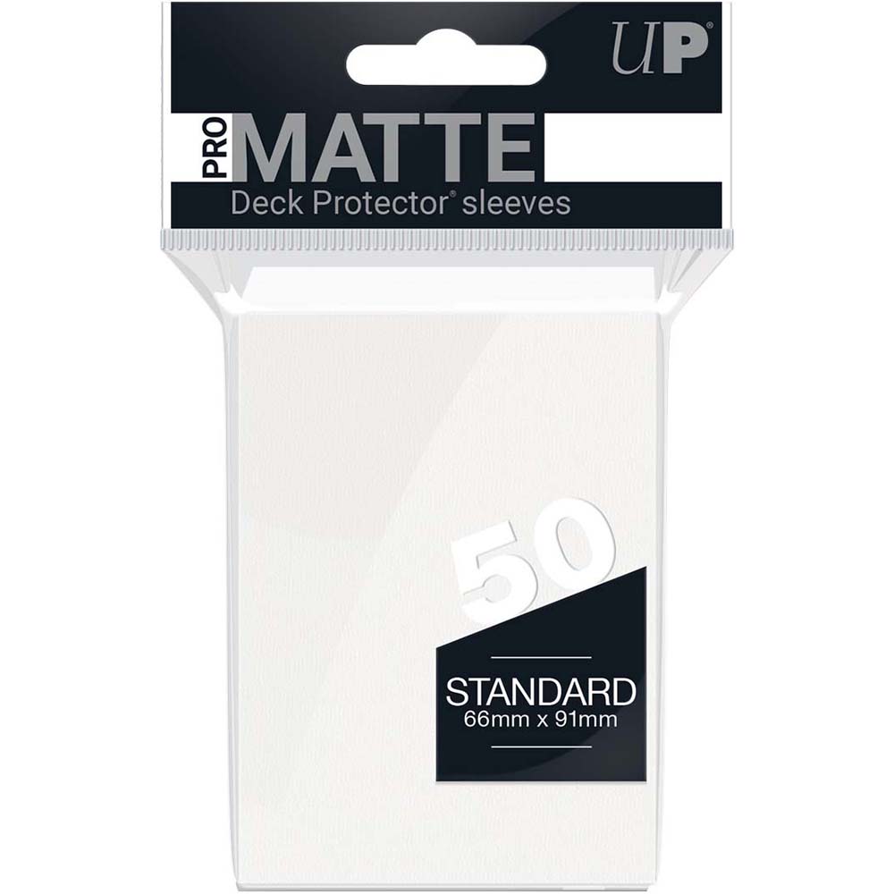 Ultra Pro Standard Deck Protector - PRO-Matte White (50st) Ultra Pro Standard Deck Protector - PRO-Matte White (50st)