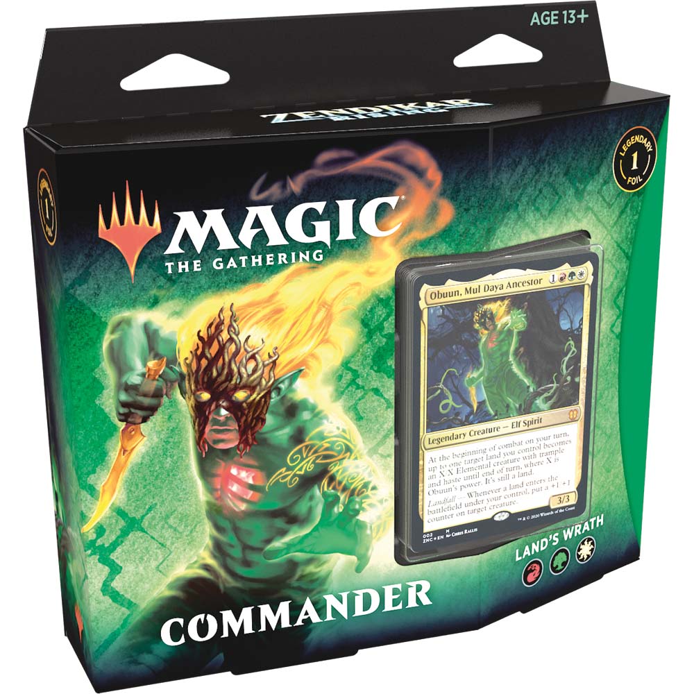 Zendikar Rising Commander Deck: Land's Wrath Zendikar Rising Commander Deck: Land's Wrath