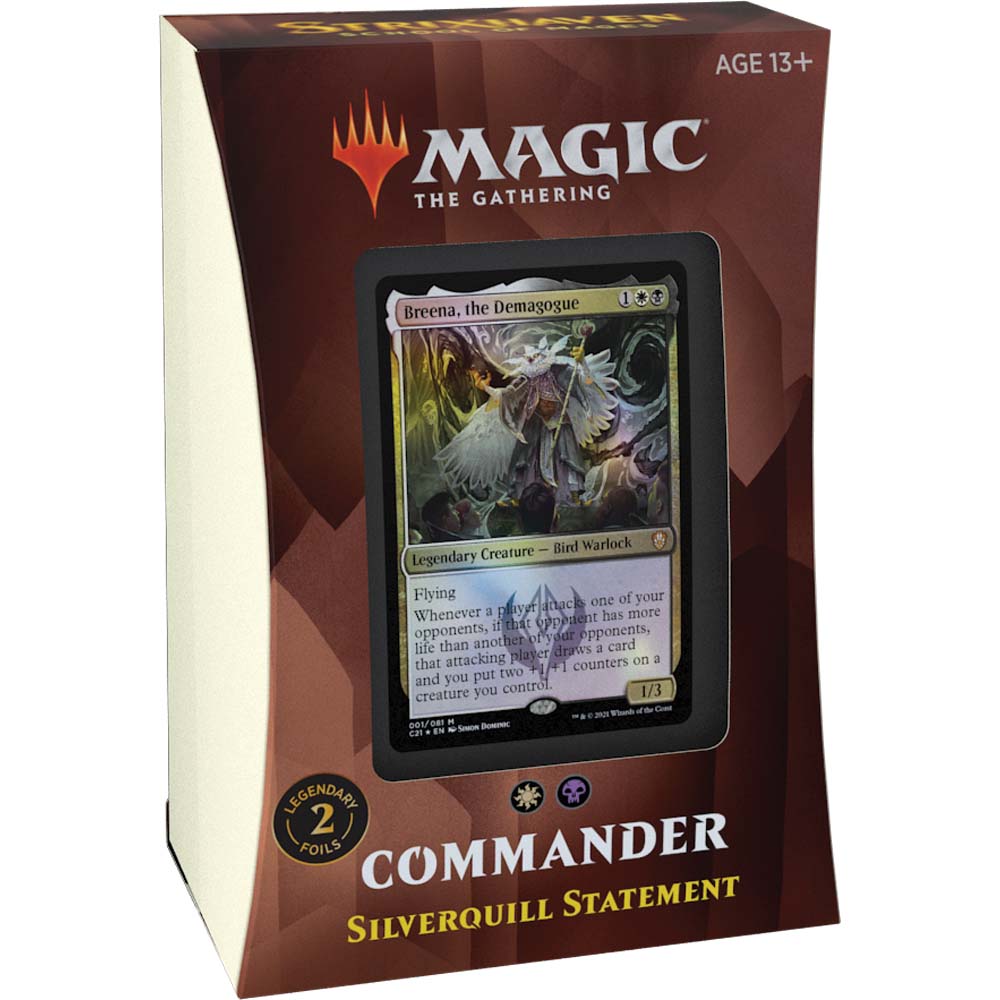 Commander 2021 Silverquill Statement Magickort Se