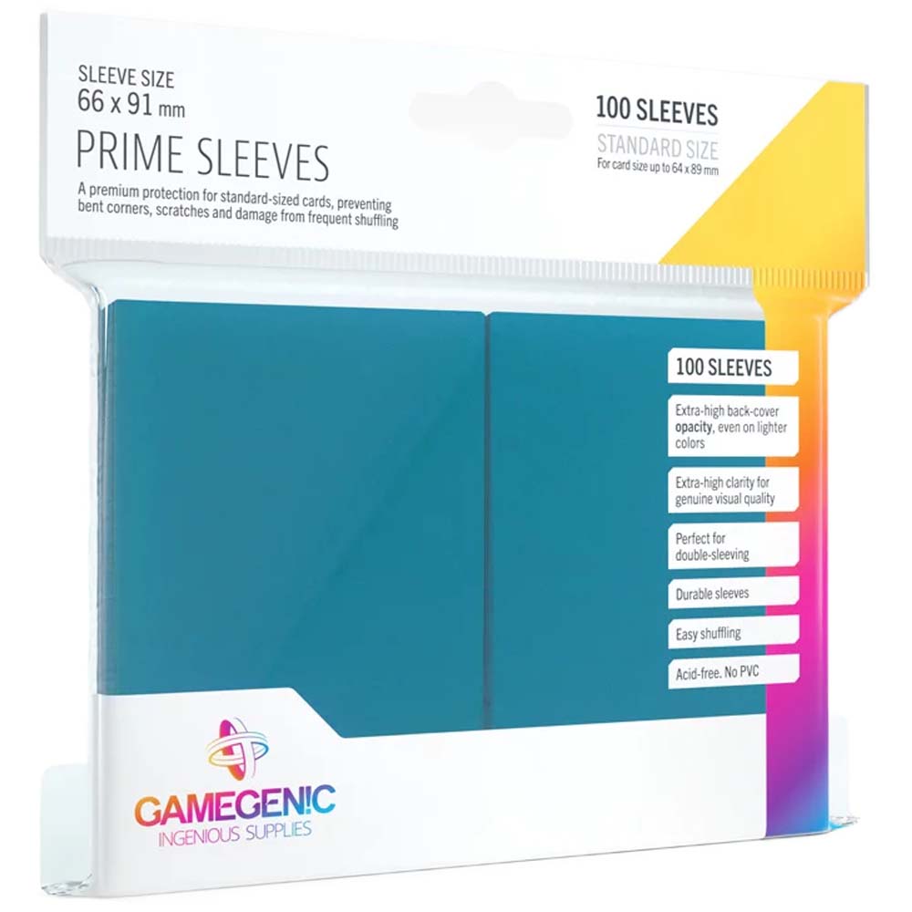 Gamegenic - Prime Sleeves Blue (100 Sleeves) Gamegenic - Prime Sleeves Blue (100 Sleeves)