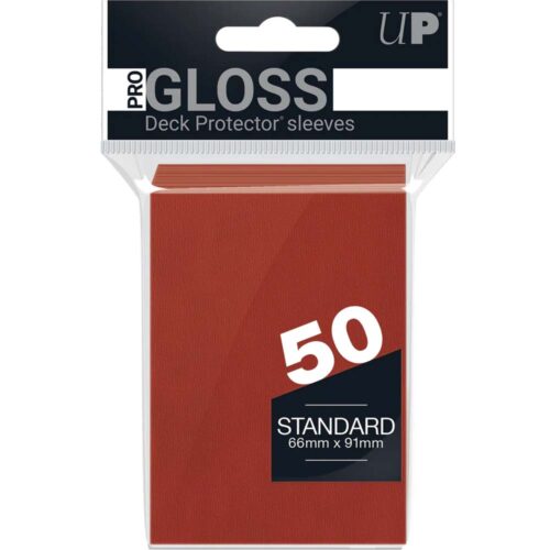 Ultra Pro Standard Deck Protector - PRO-Gloss Red (50st)